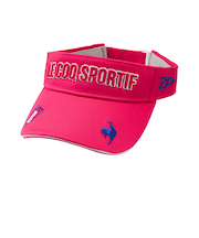 ルコックスポルティフ（lecoqsportif）ゴルフ 定番ロゴサンバイザー LG5SCP50L PK00