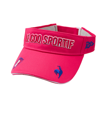 ルコックスポルティフ（lecoqsportif）ゴルフ 定番ロゴサンバイザー LG5SCP50L PK00