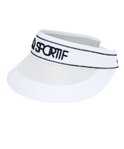 ルコックスポルティフ（lecoqsportif）ゴルフ 日よけサンバイザー LG5SCP54L WH00