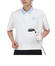 ゴルフウェア ライトストレッチポンチ 半袖ポロシャツ 072252061-0001