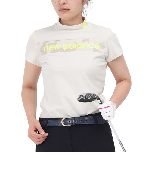 ニューバランス（new balance）ゴルフ 半袖 モックネック プルオーバー 012-4266501-040