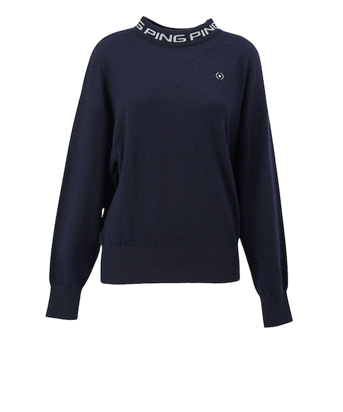 ROSASEN（ROSASEN）ゴルフウェア 長袖 ミックスヤーンニット 048-14011