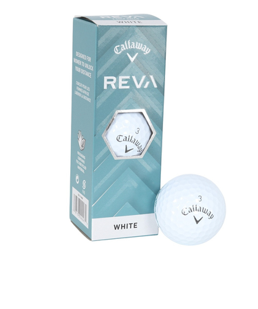 キャロウェイ（CALLAWAY）ゴルフボール REVA ボール 25 3B スリーブ(3個入り)