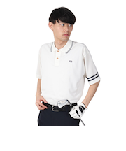 ROSASEN（ROSASEN）ゴルフウェア 鹿の子ストレッチ 半袖ポロシャツ 044-22742-005-24AW