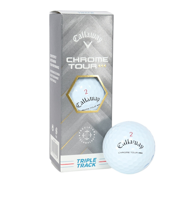 キャロウェイ（CALLAWAY）ゴルフボール クロムツアー CHROME TOUR TD トリプルトラック 25 3B スリーブ(3個入り)