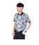 ROSASEN（ROSASEN）ゴルフウェア 吸水速乾 ハイケージカノコプレートプリント 半袖ポロシャツ 044-22743-099-24AW