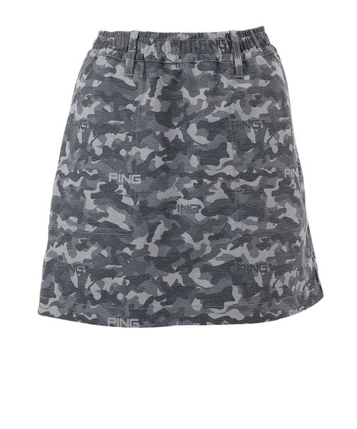 ピン（PING）ゴルフウェア リバーシブル スカート カモフラ柄プリント 622-2234800-021