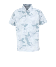 パフォーマンスギア(PG)ゴルフウェア 半袖 吸汗速乾 迷彩柄ポロシャツ PG5TTG02 WHT