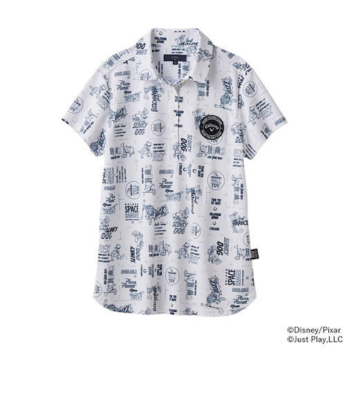 キャロウェイ（CALLAWAY）ゴルフウェア 総柄 半袖 ポロシャツ Toy Story COLLECTION C25134231-1030