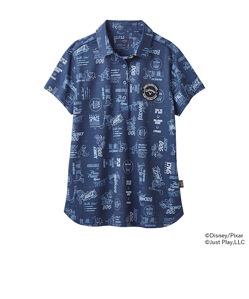キャロウェイ(CALLAWAY)ゴルフウェア 総柄 半袖 ポロシャツ Toy Story COLLECTION C25134231-1120