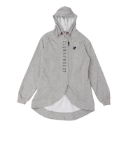 クランク(CLUNK)ゴルフウェア アウター 保温 裏ボア 長袖パーカー チュニックジャケット CL5QUY70 GRY