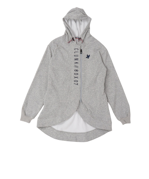 クランク（CLUNK）ゴルフウェア アウター 保温 裏ボア 長袖パーカー チュニックジャケット CL5QUY70 GRY