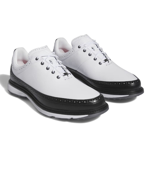 アディダス（adidas）ゴルフシューズ モダン クラシック 80 スパイクレス MC80-ID4750WHT/BLK/RED