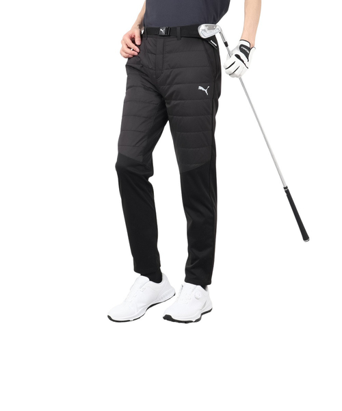 プーマ（PUMA）ゴルフウェア ストレッチパデッドパンツ ベルト付き