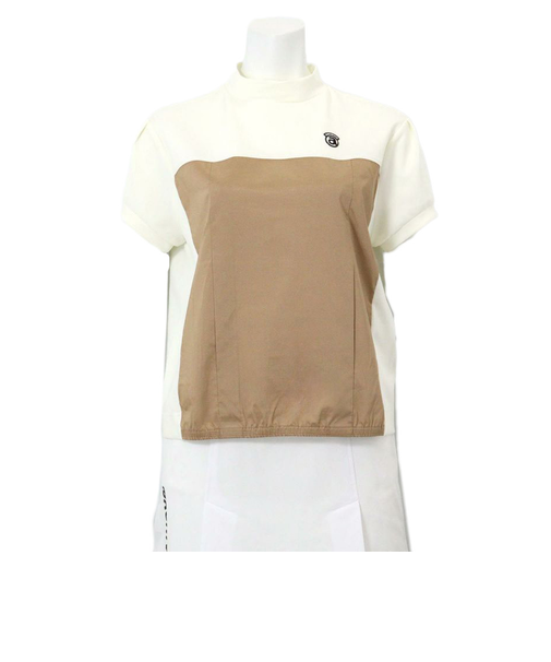 アルチビオ（archivio）ゴルフウェア 半袖 モックネック ドッキングプルオーバー A459303-191