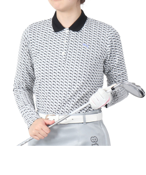 プーマ（PUMA）ゴルフウェア W 1000CAT 長袖ポロシャツ 539411-03