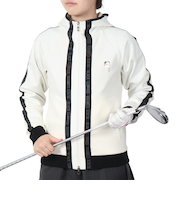 ゴルフウェア ワッフルパーカー BA5QUY13 WHT