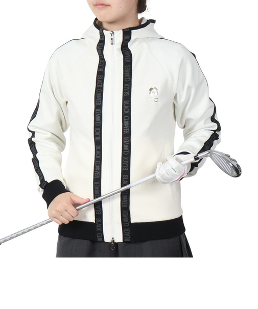 ゴルフウェア ワッフルパーカー BA5QUY13 WHT