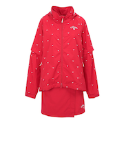 キャロウェイ(CALLAWAY)ゴルフウェア スカートセットアップ レインシェブロン 241-1989801-100