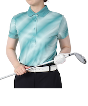 J.LINDEBERG（J.LINDEBERG）ゴルフウェア Heidi プリント ポロシャツ 072-23141-024