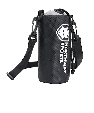 マルシン（MARUSHIN）パークゴルフ 保冷ボトルポーチ500ml ショルダー付 NSG-201BP BK