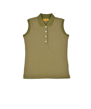 ゴルフウェア 吸水速乾 スーパーベーシック ノースリーブ ポロシャツ BE12PS11-W