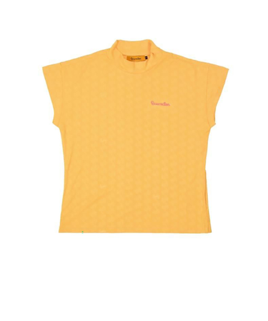 ゴルフウェア 吸水速乾 半袖 GMエンボスモックネック BE12IN05W