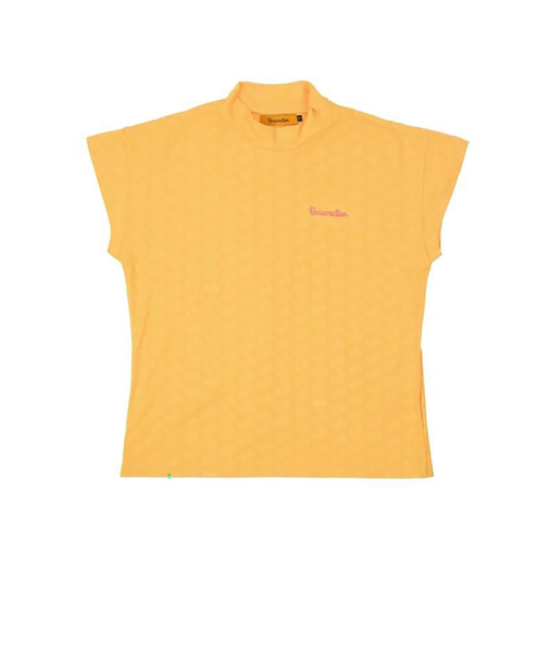 ゴルフウェア 吸水速乾 半袖 GMエンボスモックネック BE12IN05W