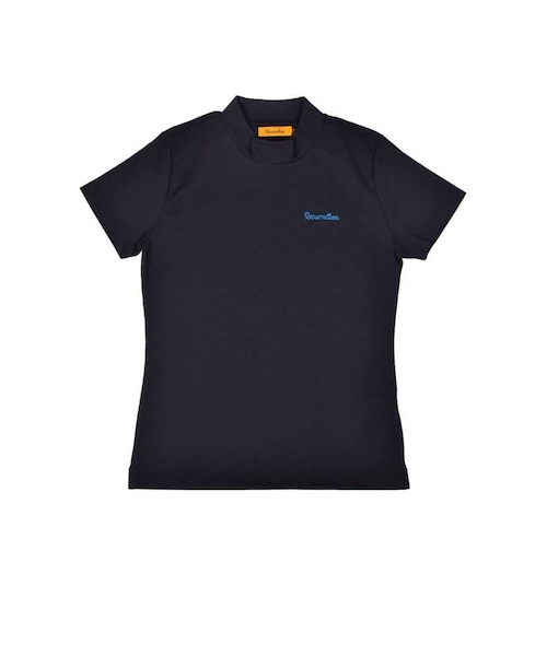 Resurrection レディースゴルフウェア モックネック半袖シャツM ③ Resurrection レディースゴルフウェア モックネック半袖シャツM