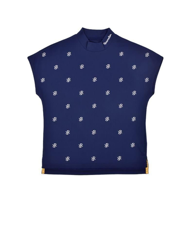 ゴルフウェア 吸水速乾 半袖 RR EBD ドルマンスリーブ モックネック BE12IN17-W