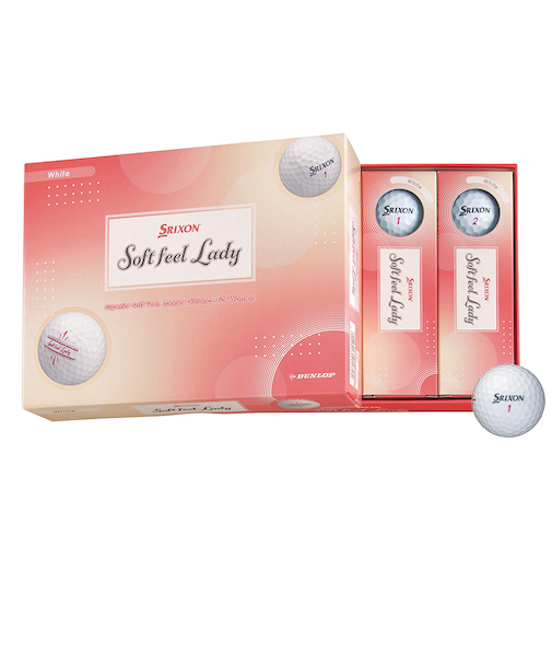 ゴルフボール SOFT FEEL LADY WH ダース(12個入り)