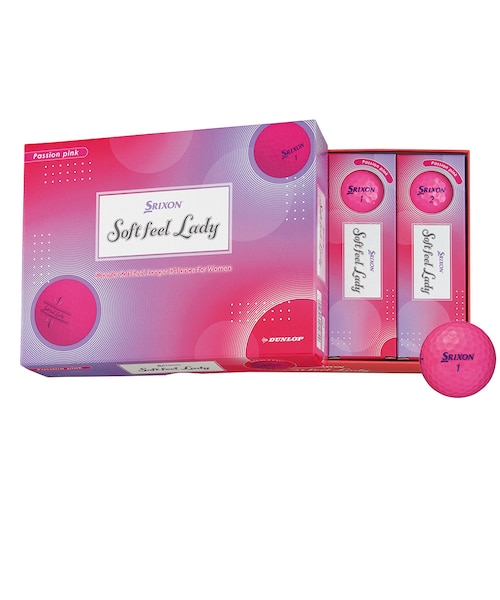 スタイリーボール ピンク ゴルフボール SOFT FEEL LADY PPK ダース(12個入り)｜ヴィクトリア