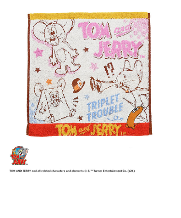 マルシン（MARUSHIN）トムとジェリー トラブルジェリー キャリータオル 4105000800 トムトジェリー