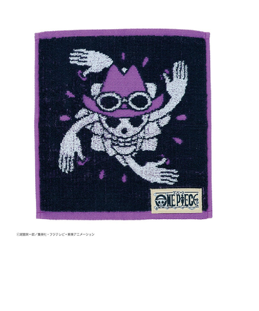 マルシン（MARUSHIN）ワンピース ロビン海賊旗 ミニタオル 6765011700 ワンピース