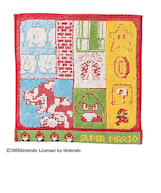 マルシン（MARUSHIN）マリオ 地上ステージ ミニタオル 4485003300 マリオ