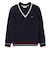 ラコステ（LACOSTE）ゴルフウェア Vネックリブニットセーター AH3133-10-QRN