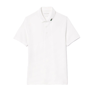 ラコステ（LACOSTE）ゴルフウェア カラーワニロゴパッチ 半袖 ポロシャツ DH2341-99001