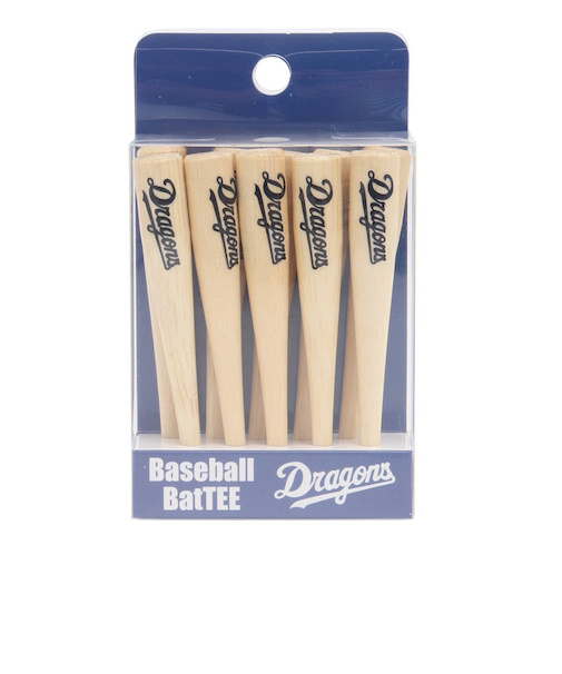 ホクシン（Hokushin）ゴルフ 中日ドラゴンズ バット型ティー 10本入り 24TEE3