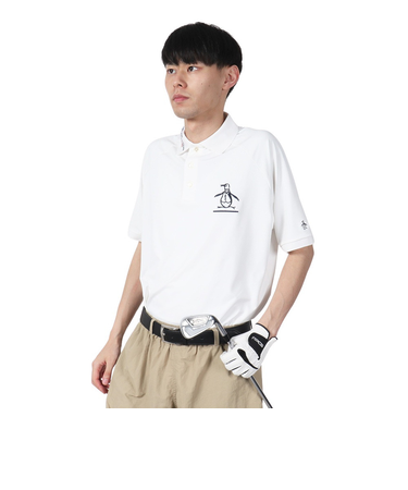 マンシング（MUNSING）ゴルフウェア PEN 半袖 TEAM ポロシャツ MU5SHS09M WH00