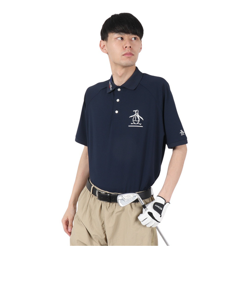 マンシング（MUNSING）ゴルフウェア PEN 半袖 TEAM ポロシャツ MU5SHS09M NV00