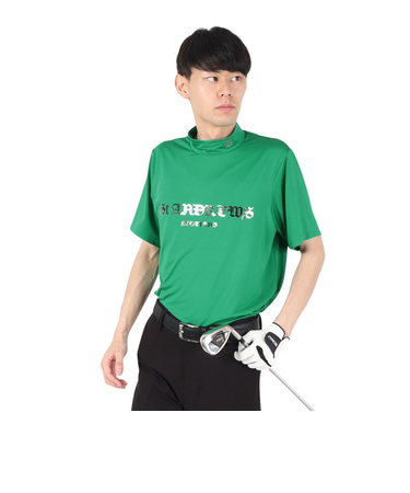 セントアンドリュース（ST.ANDREWS）モックネック ゴルフ カチオンポリエステルベア天半袖ハイネックシャツ 042-5167351-140