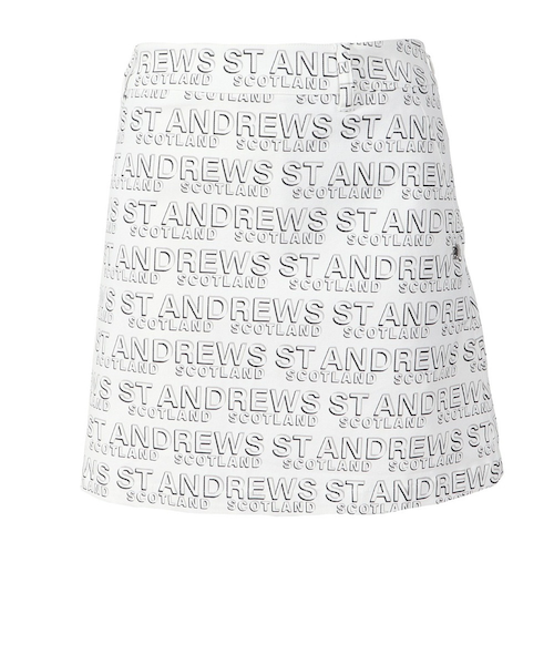 セントアンドリュース　ロゴプリントスカート セントアンドリュース（ST.ANDREWS）ゴルフウェア デジタルロゴ