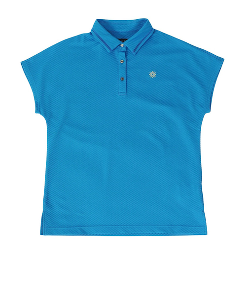 セントアンドリュース（ST.ANDREWS）ゴルフウェア デルタ 格子柄 ジャガード 半袖ポロシャツ 043-5160552-110