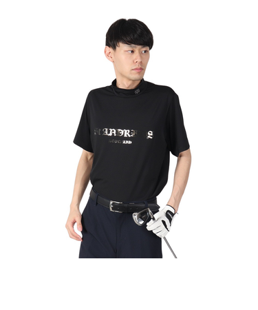 セントアンドリュース（ST.ANDREWS）モックネック ゴルフ カチオンポリエステル ベア天竺 半袖ハイネックシャツ 042-5167351-010