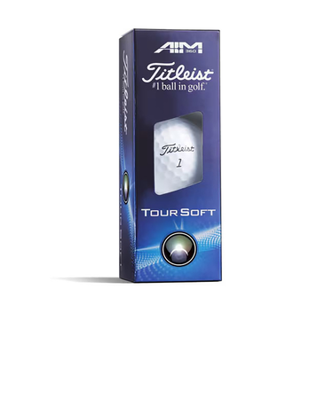 タイトリスト（TITLEIST）ゴルフボール ツアーソフト TOUR SOFT AIM360 T4014S-FW-J スリーブ(3個入り)