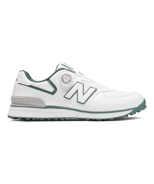 New Balance 574 BOA シルバー New Balance 574 V3 BOA Golf Shoes 'Silver Black' UGB574S3