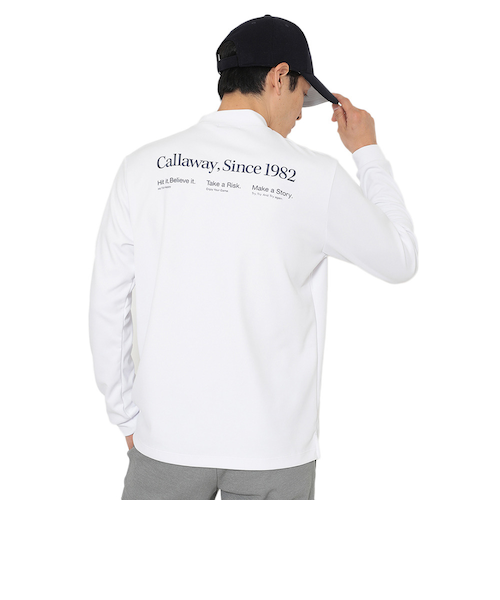 キャロウェイ（CALLAWAY）ゴルフウェア タックリバー長袖モック