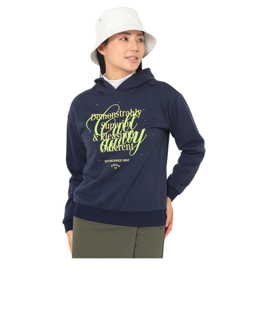 キャロウェイ（CALLAWAY）ゴルフウェア 裏起毛 長袖 プルオーバー スウェットパーカー C25217204-1120