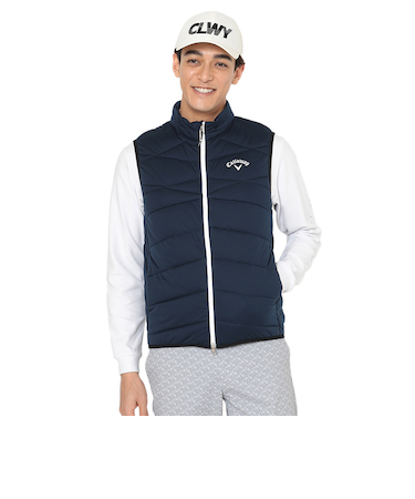 キャロウェイ（CALLAWAY）ゴルフウェア スターストレッチフルジップ中綿ベスト C25216103-1120