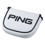 ピン(PING)ゴルフ カラーコード パターカバー マレット HC-U2509 WH 38597 CコードPCマレット